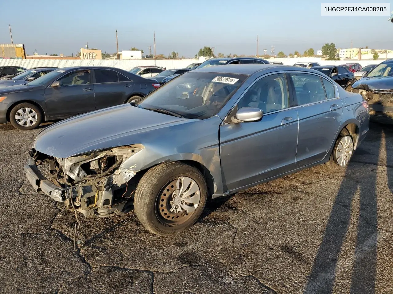 1HGCP2F34CA008205 2012 Honda Accord Lx