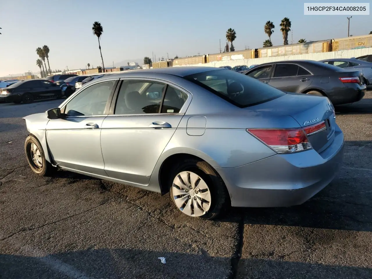 1HGCP2F34CA008205 2012 Honda Accord Lx