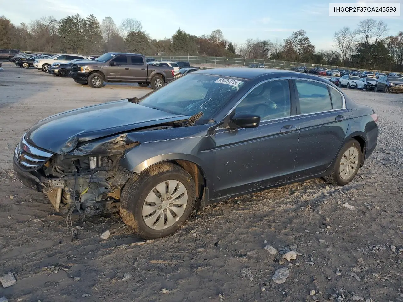 1HGCP2F37CA245593 2012 Honda Accord Lx