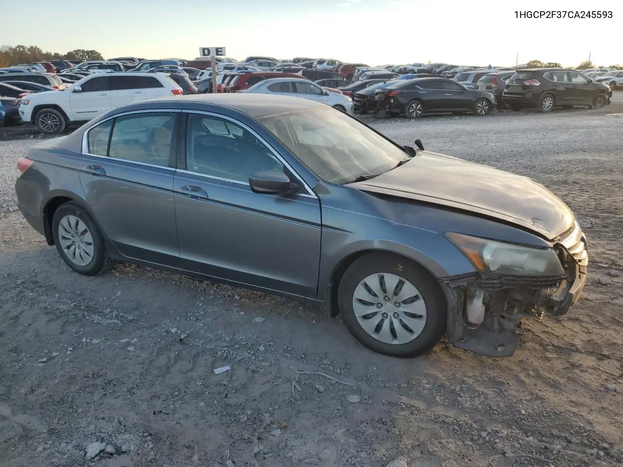 1HGCP2F37CA245593 2012 Honda Accord Lx