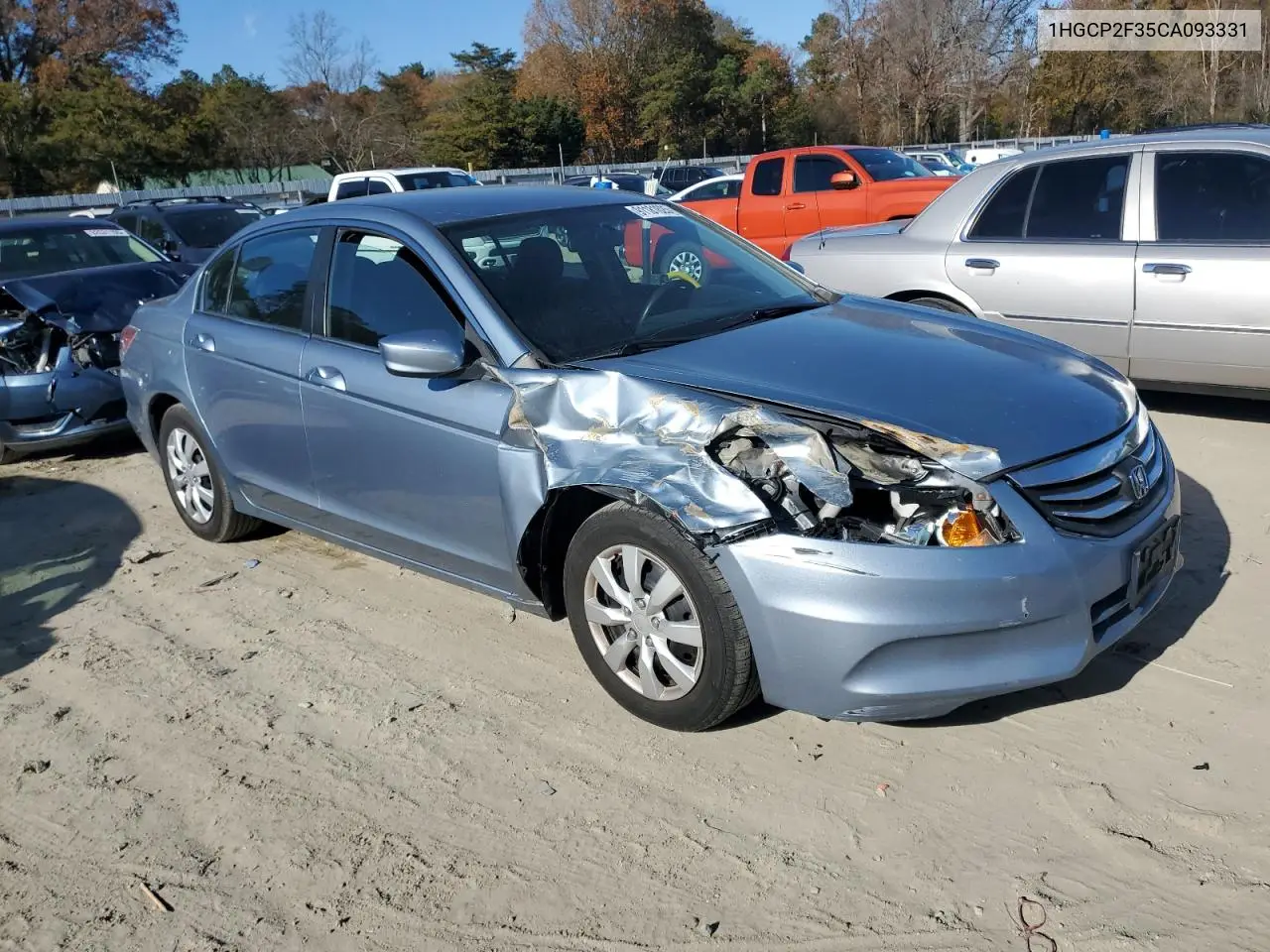 1HGCP2F35CA093331 2012 Honda Accord Lx