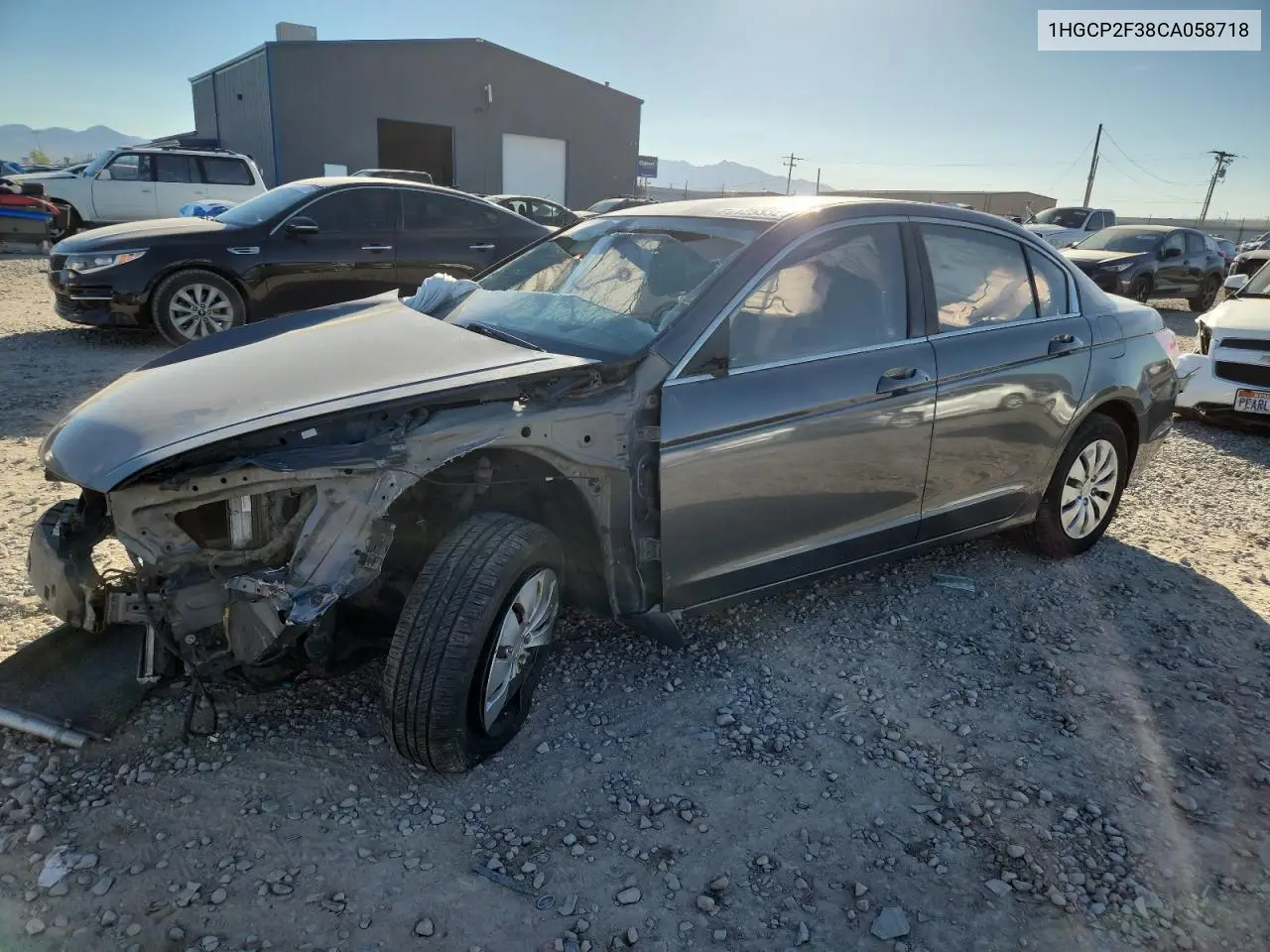 1HGCP2F38CA058718 2012 Honda Accord Lx