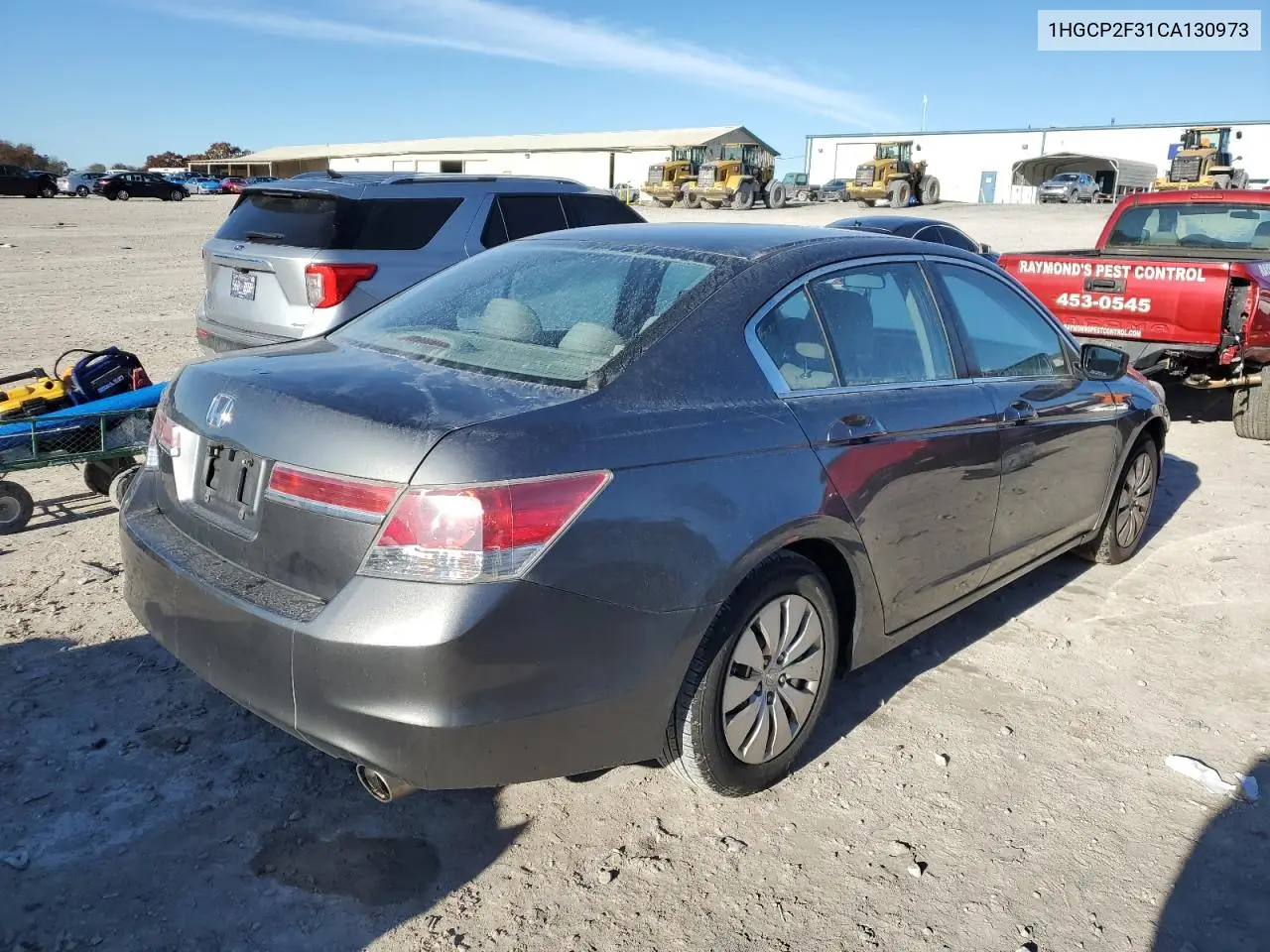 1HGCP2F31CA130973 2012 Honda Accord Lx