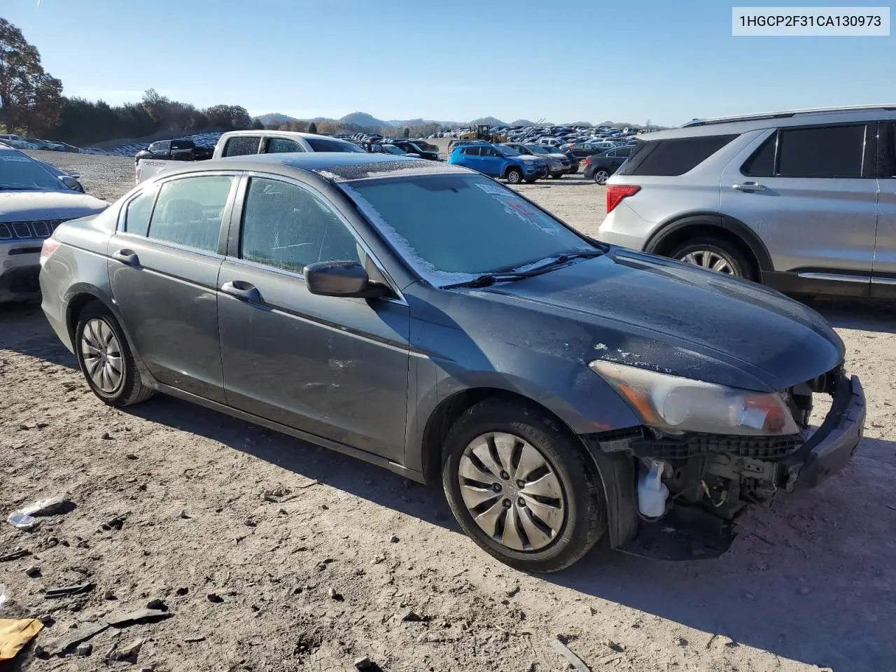 1HGCP2F31CA130973 2012 Honda Accord Lx