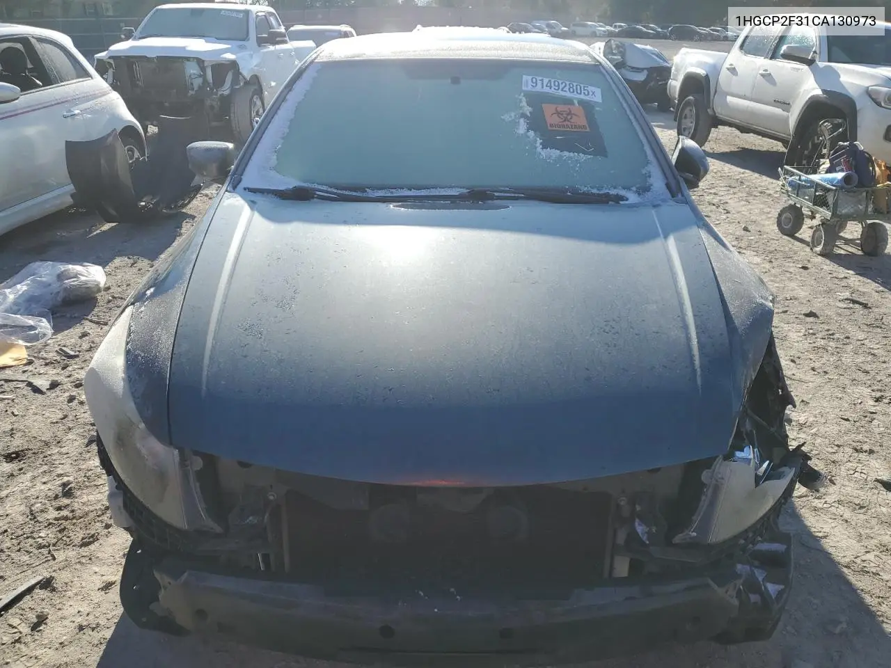 1HGCP2F31CA130973 2012 Honda Accord Lx