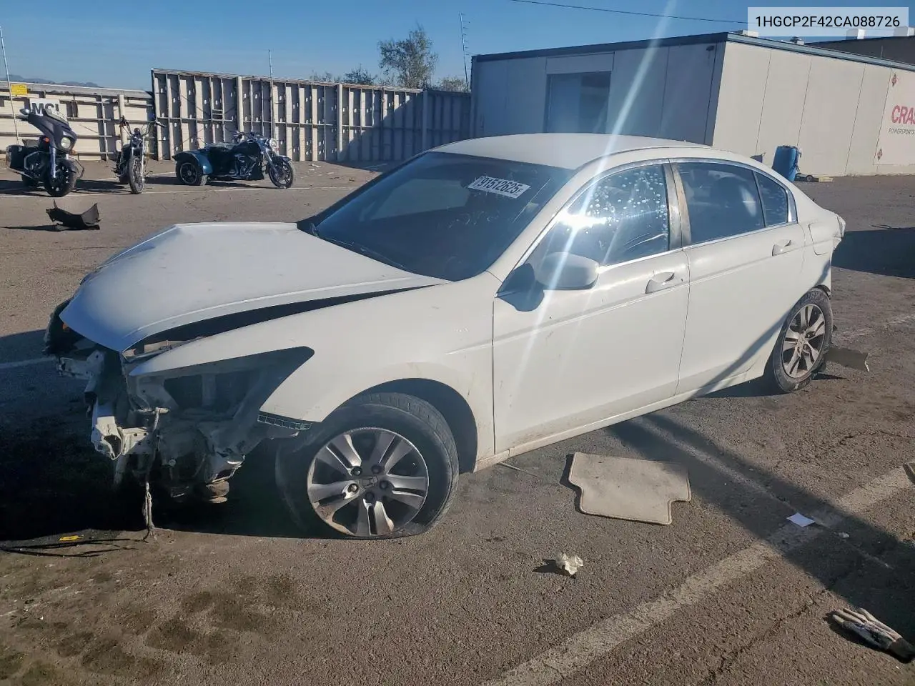 1HGCP2F42CA088726 2012 Honda Accord Lxp