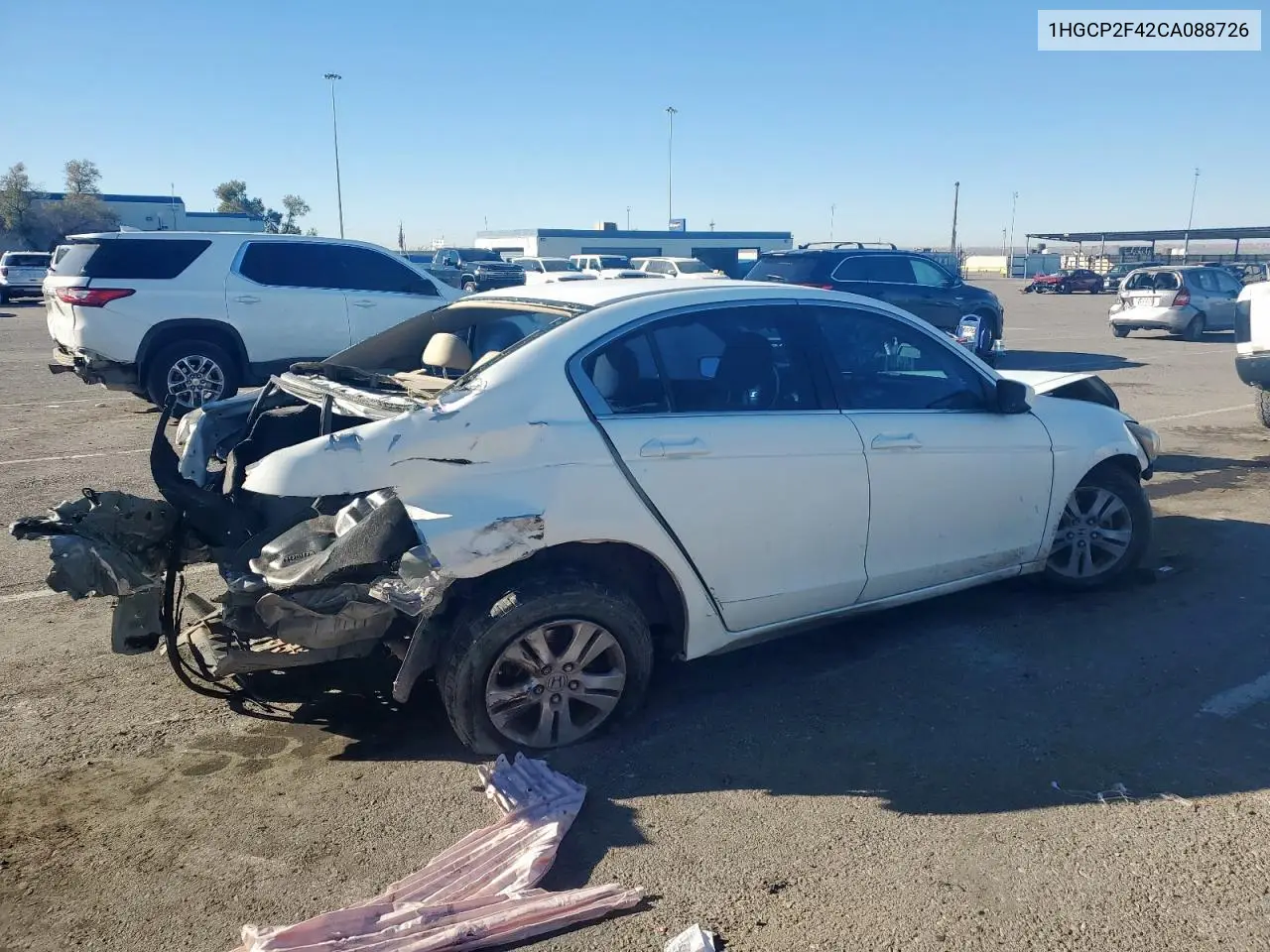 1HGCP2F42CA088726 2012 Honda Accord Lxp