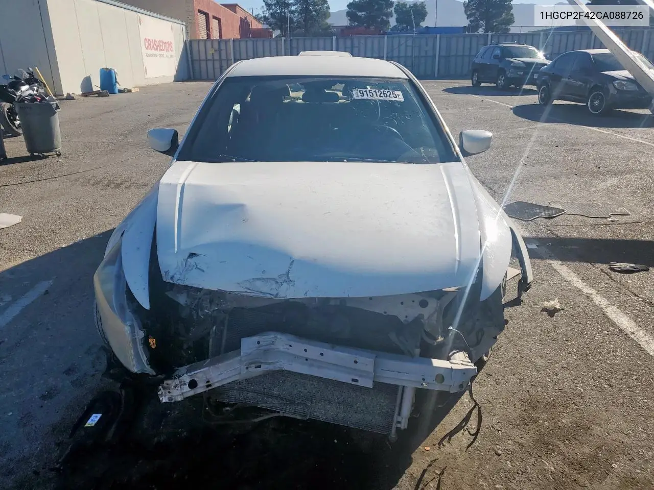 1HGCP2F42CA088726 2012 Honda Accord Lxp