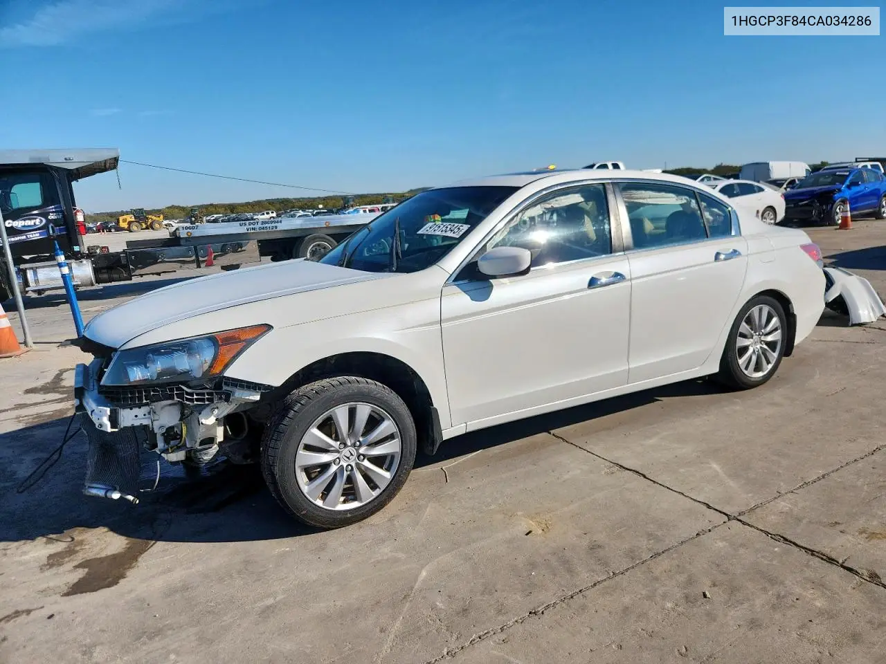 1HGCP3F84CA034286 2012 Honda Accord Exl