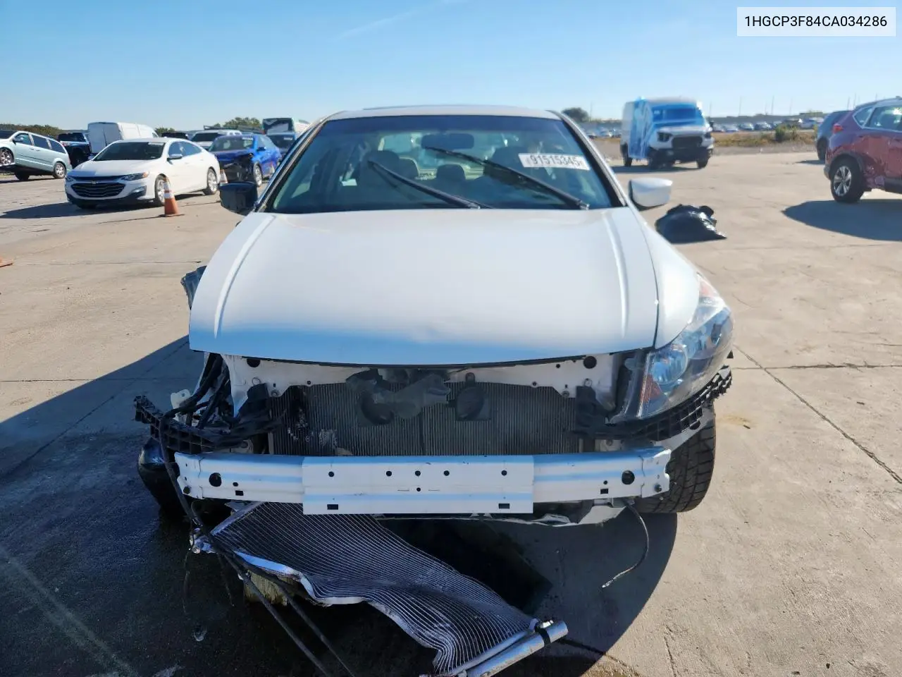 1HGCP3F84CA034286 2012 Honda Accord Exl