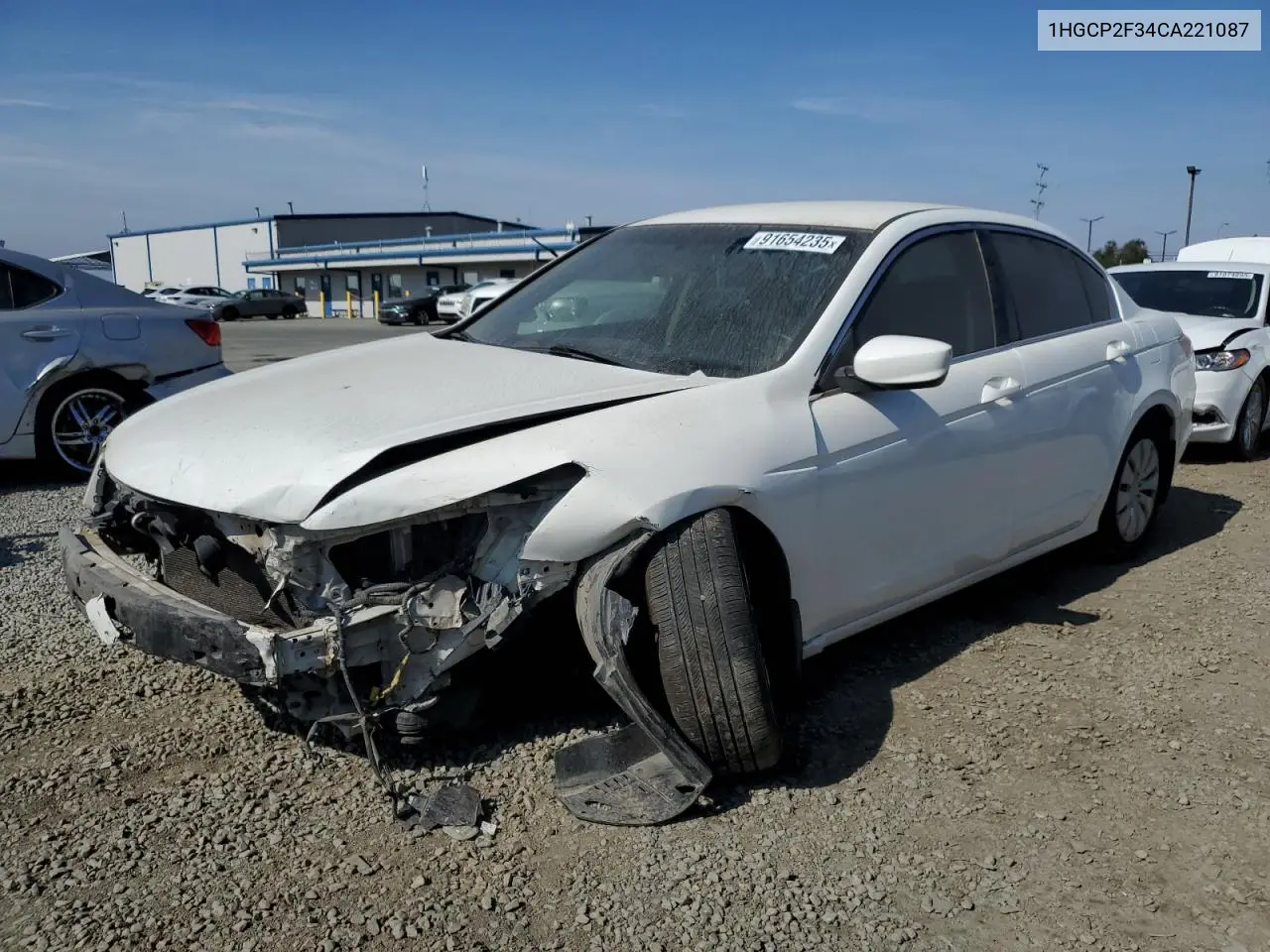1HGCP2F34CA221087 2012 Honda Accord Lx