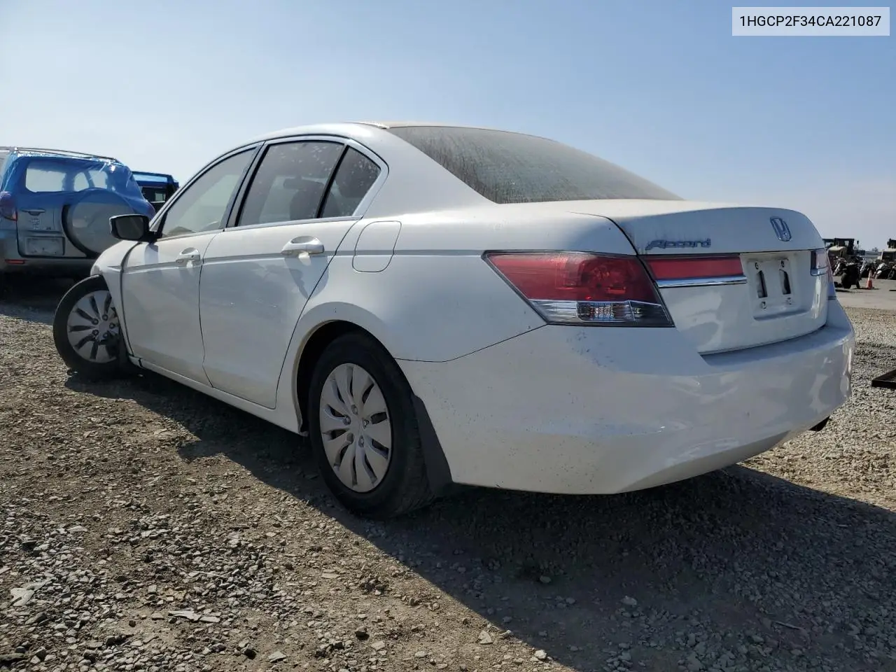 1HGCP2F34CA221087 2012 Honda Accord Lx