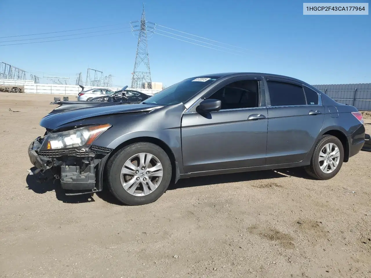 1HGCP2F43CA177964 2012 Honda Accord Lxp