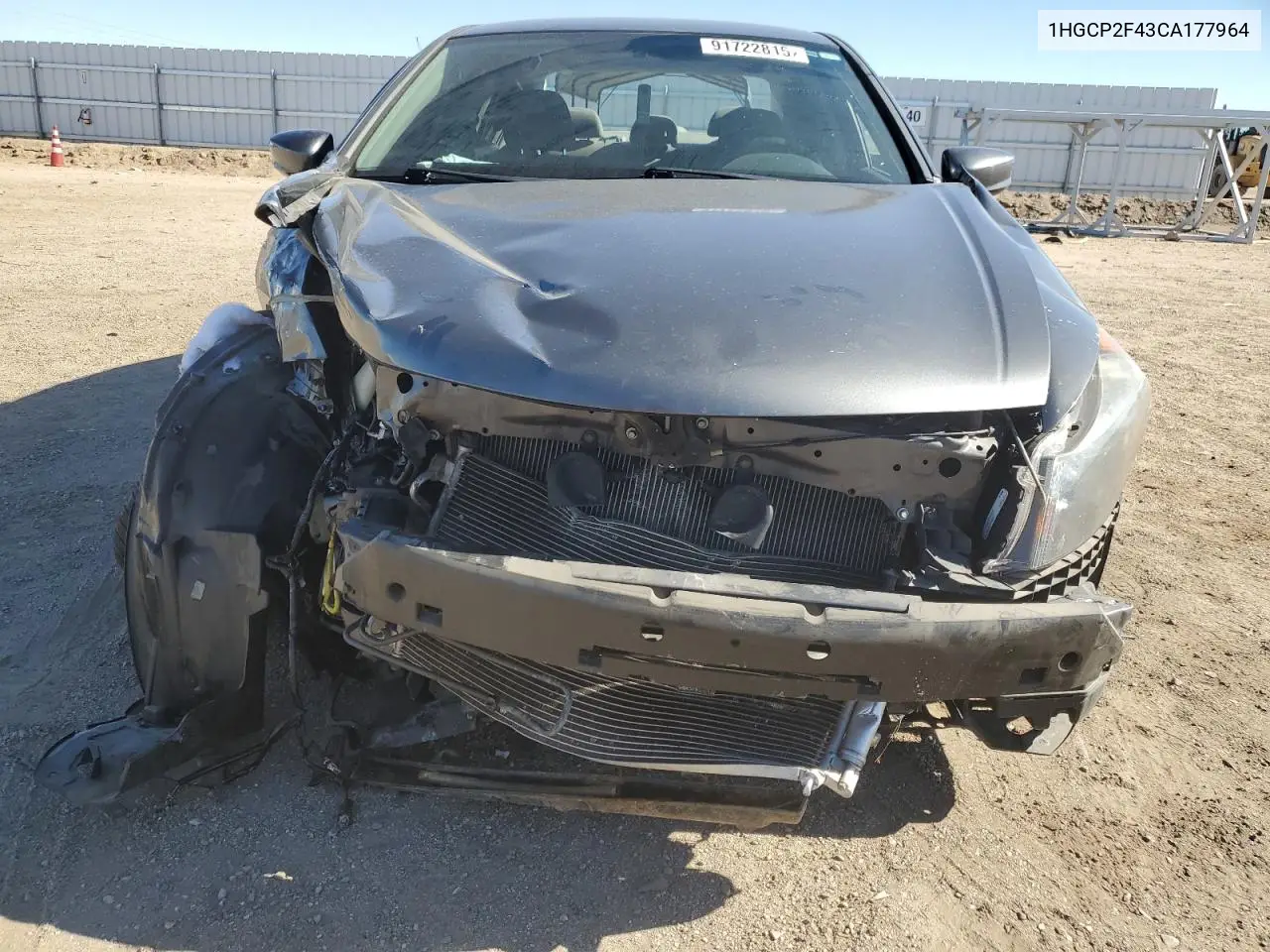 1HGCP2F43CA177964 2012 Honda Accord Lxp