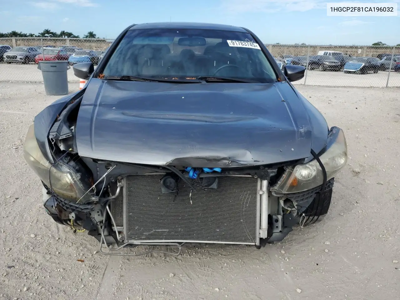 1HGCP2F81CA196032 2012 Honda Accord Exl