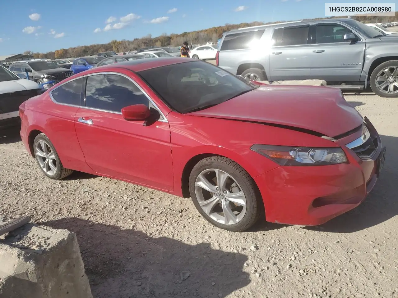 1HGCS2B82CA008980 2012 Honda Accord Exl