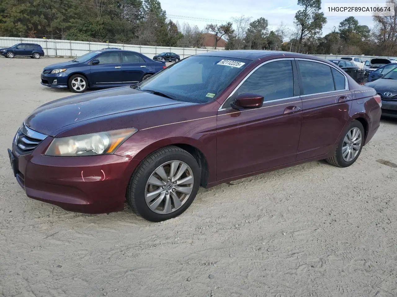 1HGCP2F89CA106674 2012 Honda Accord Exl