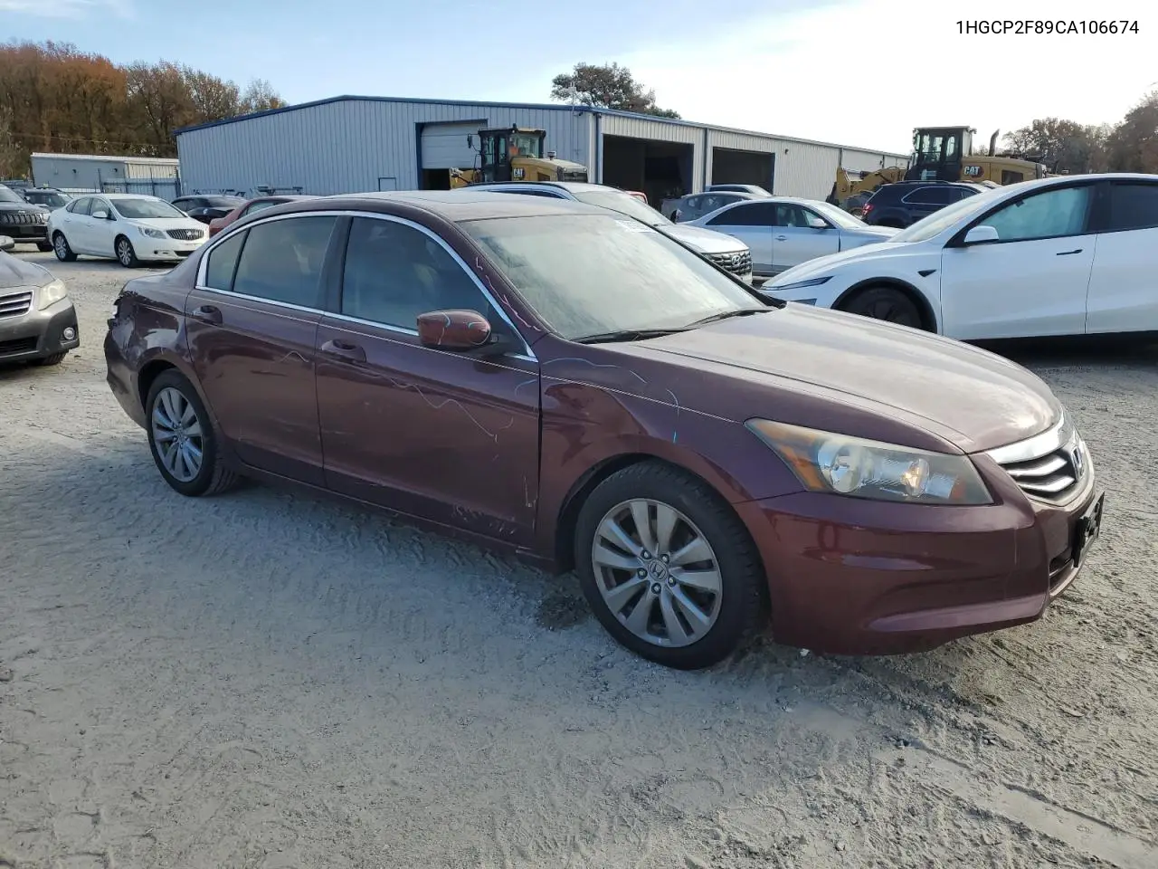 1HGCP2F89CA106674 2012 Honda Accord Exl
