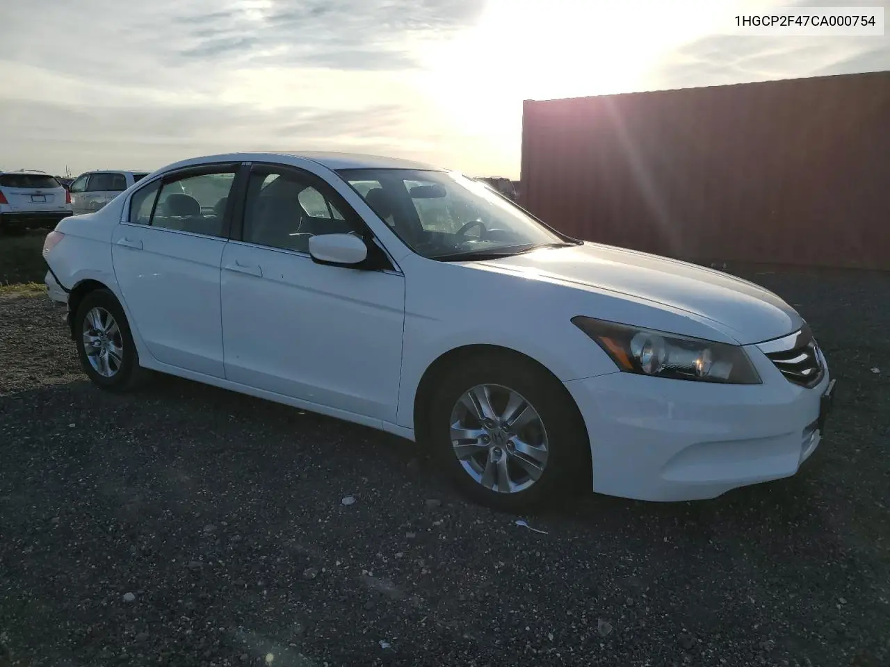 1HGCP2F47CA000754 2012 Honda Accord Lxp