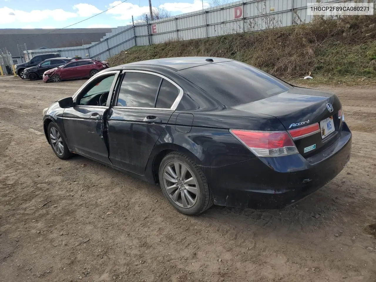 1HGCP2F89CA080271 2012 Honda Accord Exl