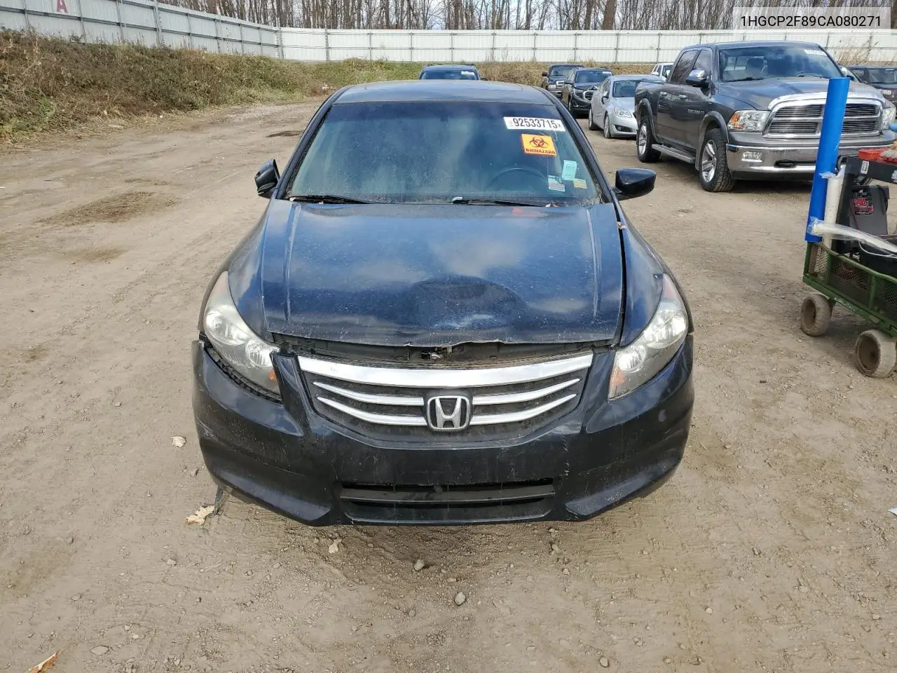 1HGCP2F89CA080271 2012 Honda Accord Exl
