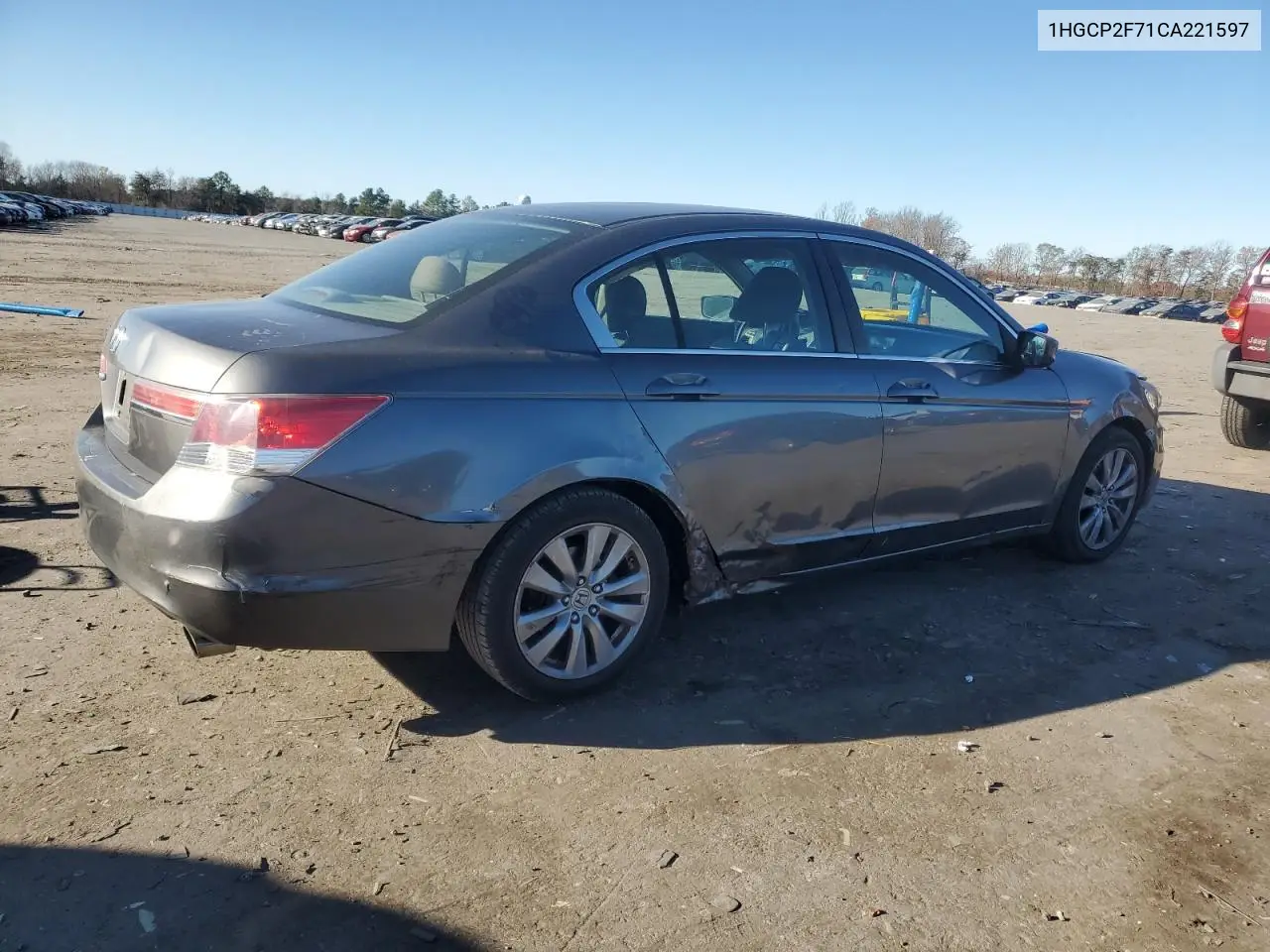 1HGCP2F71CA221597 2012 Honda Accord Ex