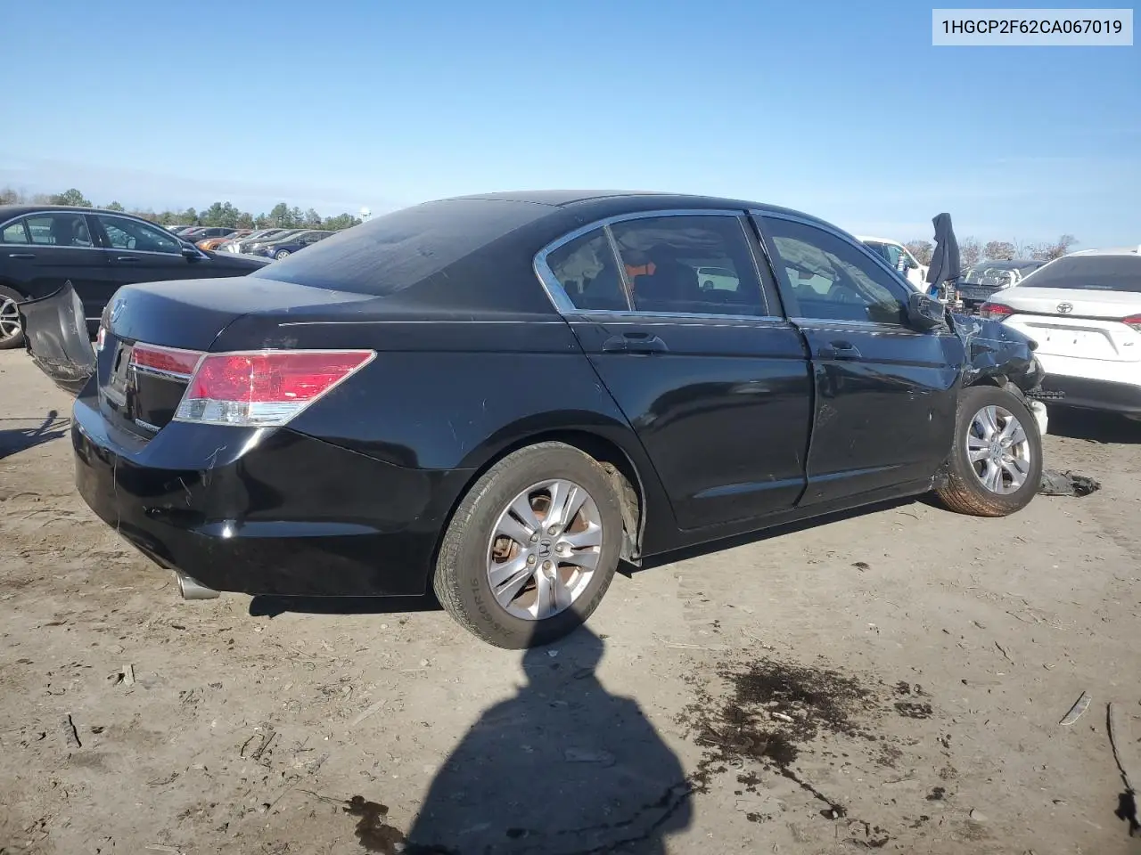1HGCP2F62CA067019 2012 Honda Accord Se