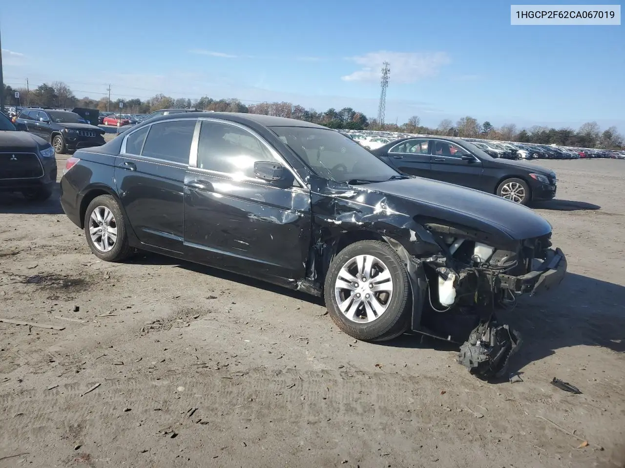 1HGCP2F62CA067019 2012 Honda Accord Se
