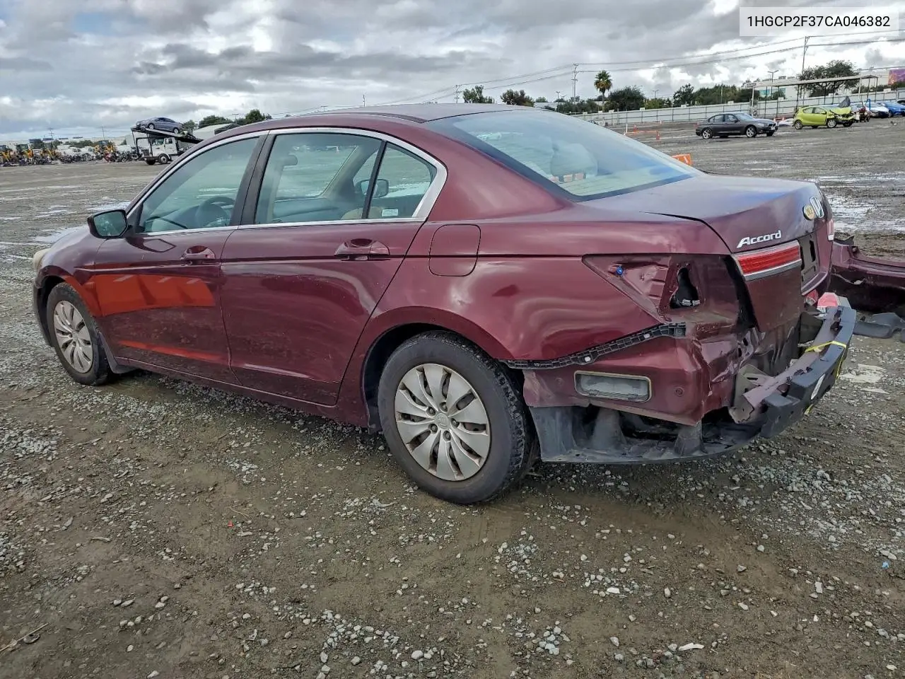 1HGCP2F37CA046382 2012 Honda Accord Lx