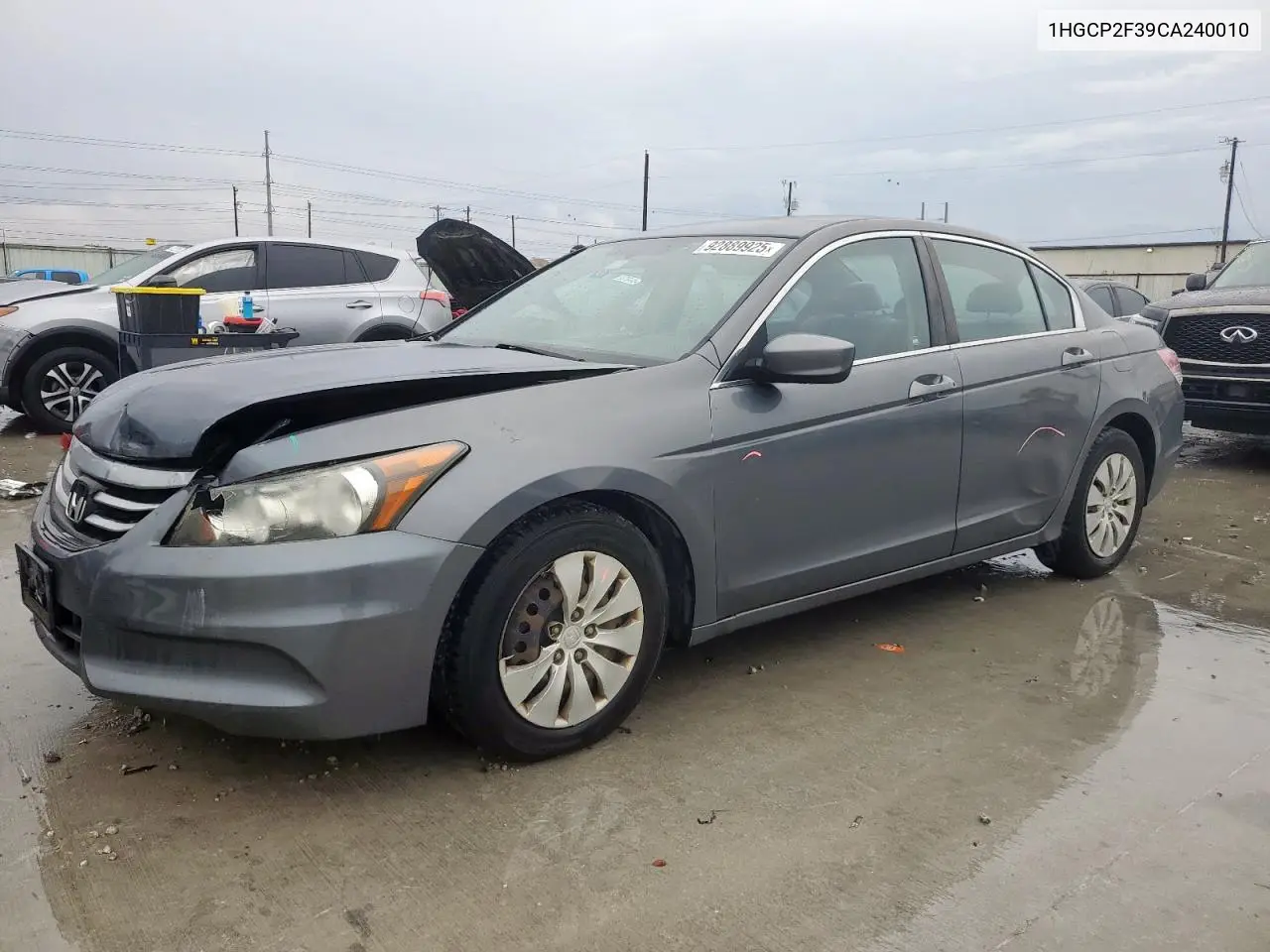 1HGCP2F39CA240010 2012 Honda Accord Lx