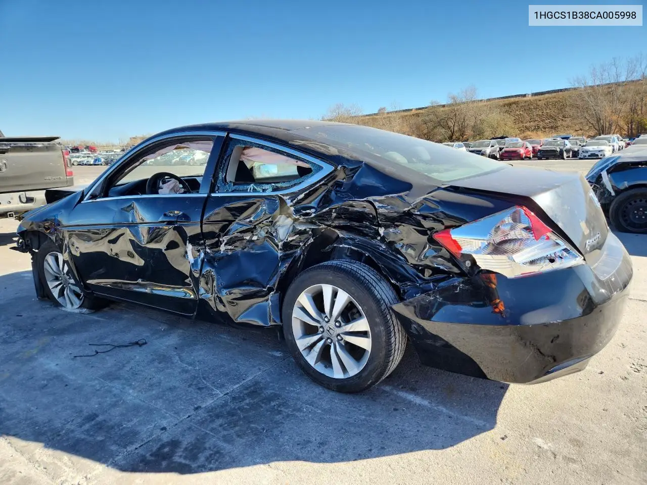 1HGCS1B38CA005998 2012 Honda Accord Lx