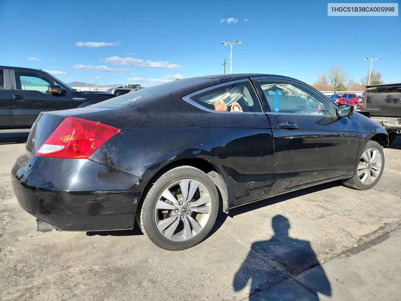 1HGCS1B38CA005998 2012 Honda Accord Lx