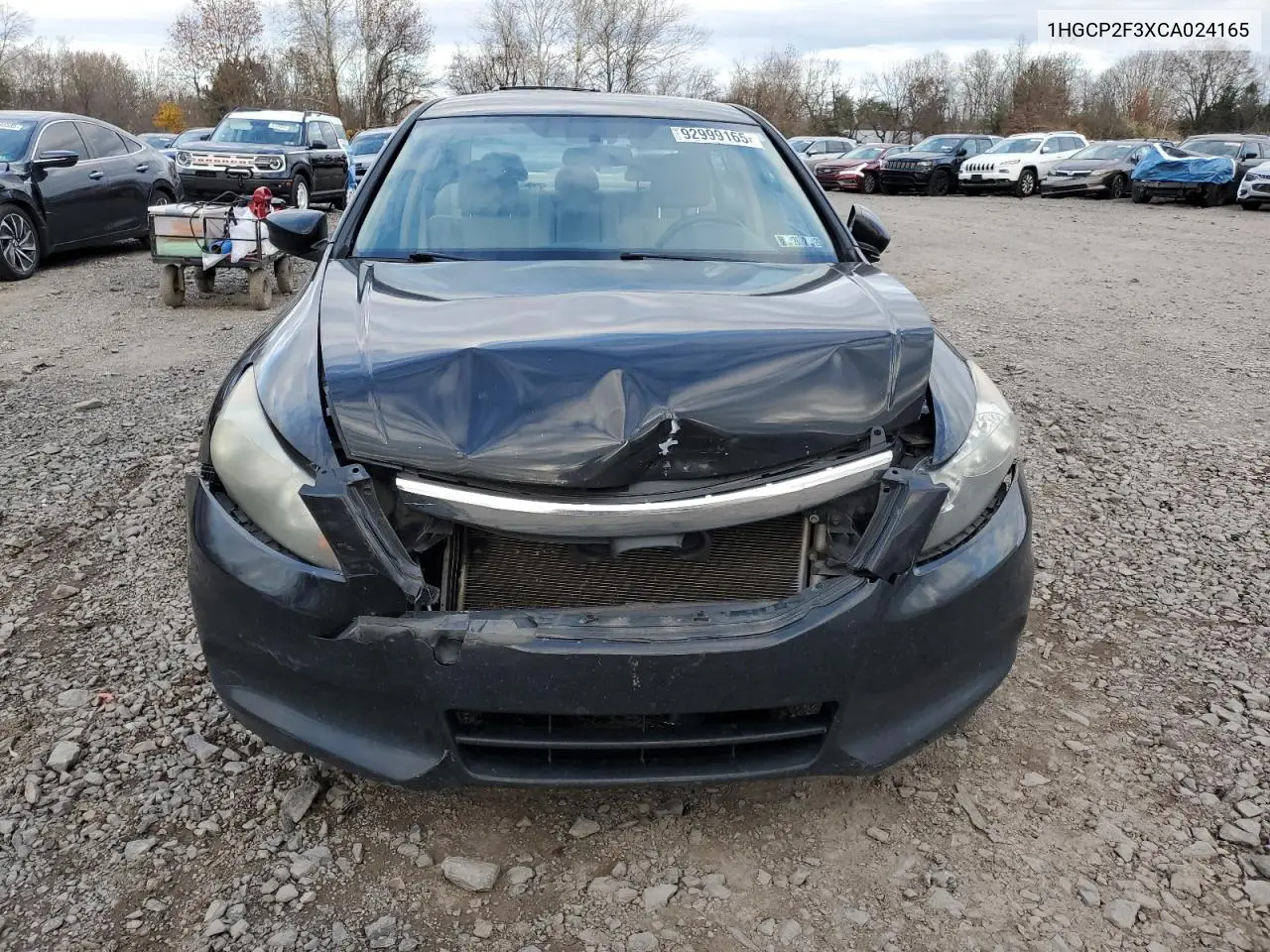 1HGCP2F3XCA024165 2012 Honda Accord Lx