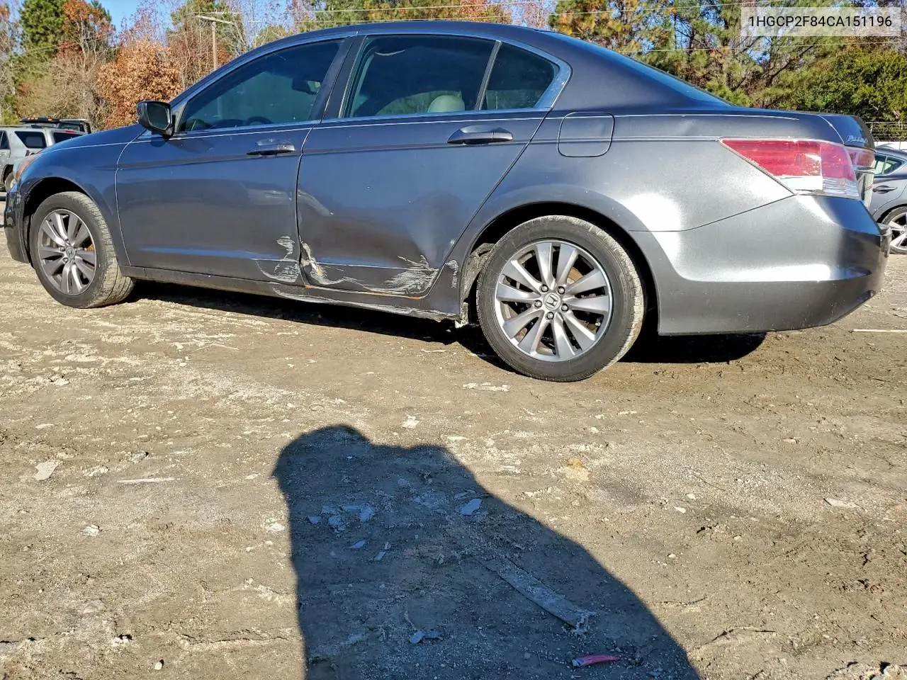 1HGCP2F84CA151196 2012 Honda Accord Exl