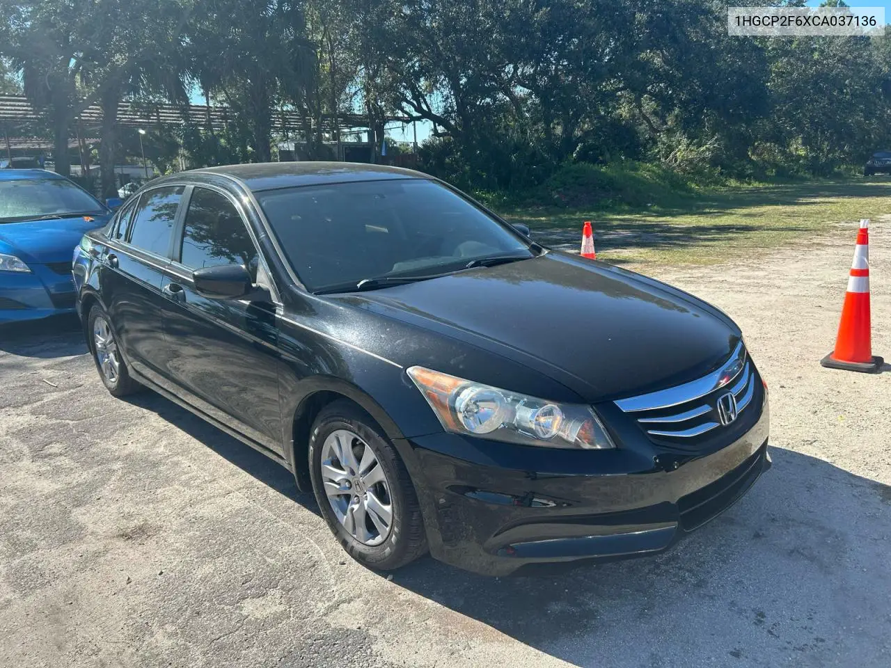 1HGCP2F6XCA037136 2012 Honda Accord Se