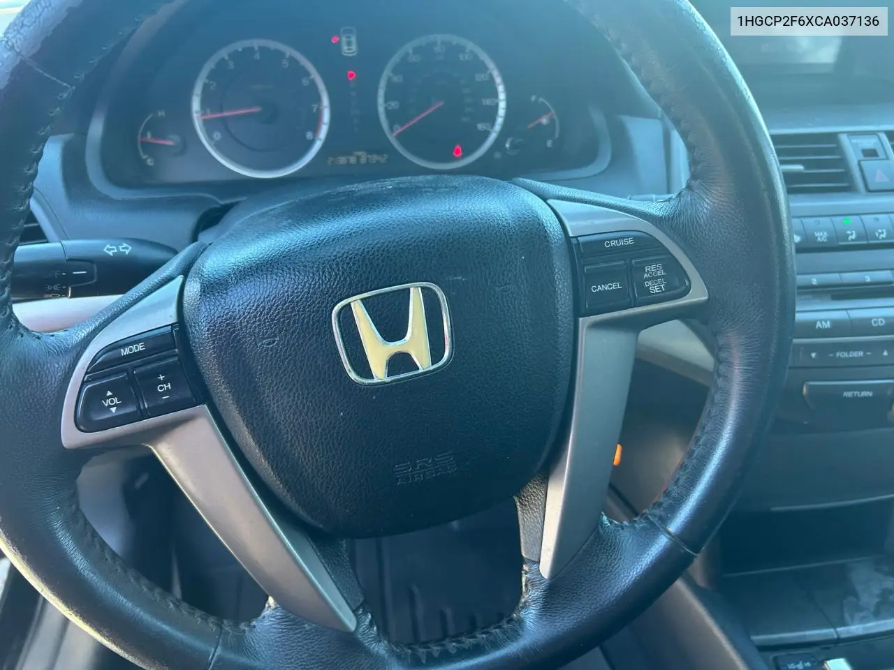 1HGCP2F6XCA037136 2012 Honda Accord Se