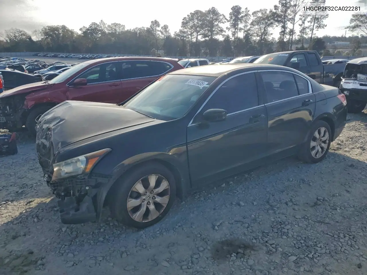 1HGCP2F32CA022281 2012 Honda Accord Lx