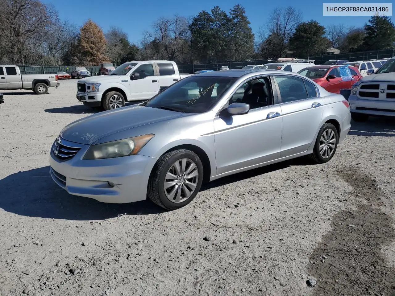 1HGCP3F88CA031486 2012 Honda Accord Exl