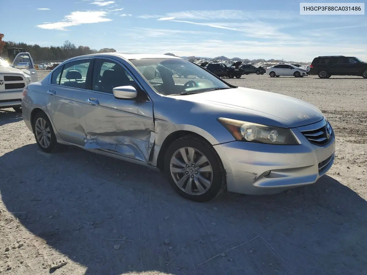 1HGCP3F88CA031486 2012 Honda Accord Exl