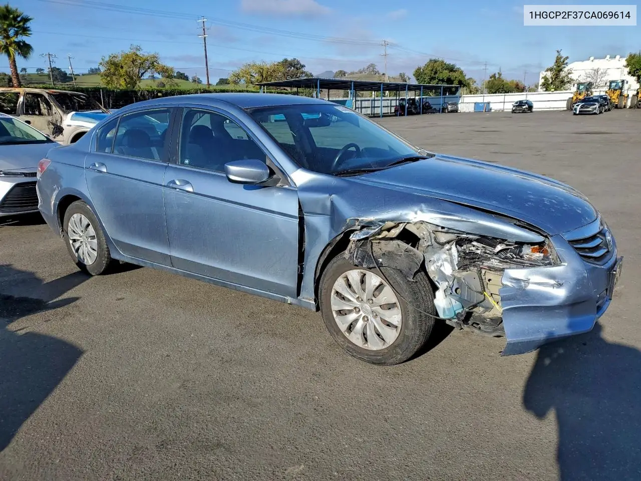 1HGCP2F37CA069614 2012 Honda Accord Lx