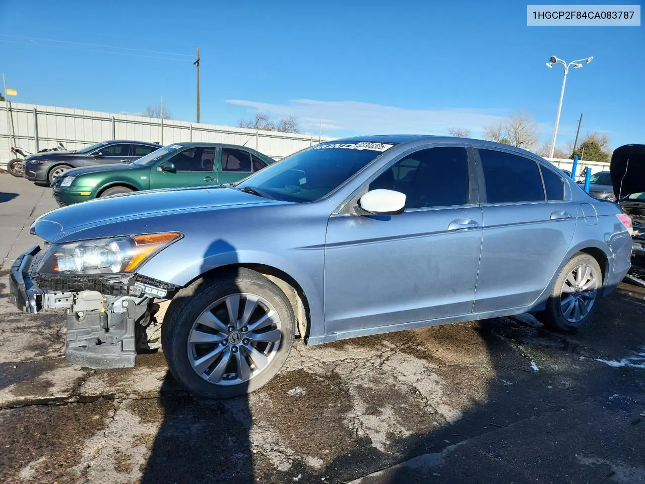 1HGCP2F84CA083787 2012 Honda Accord Exl