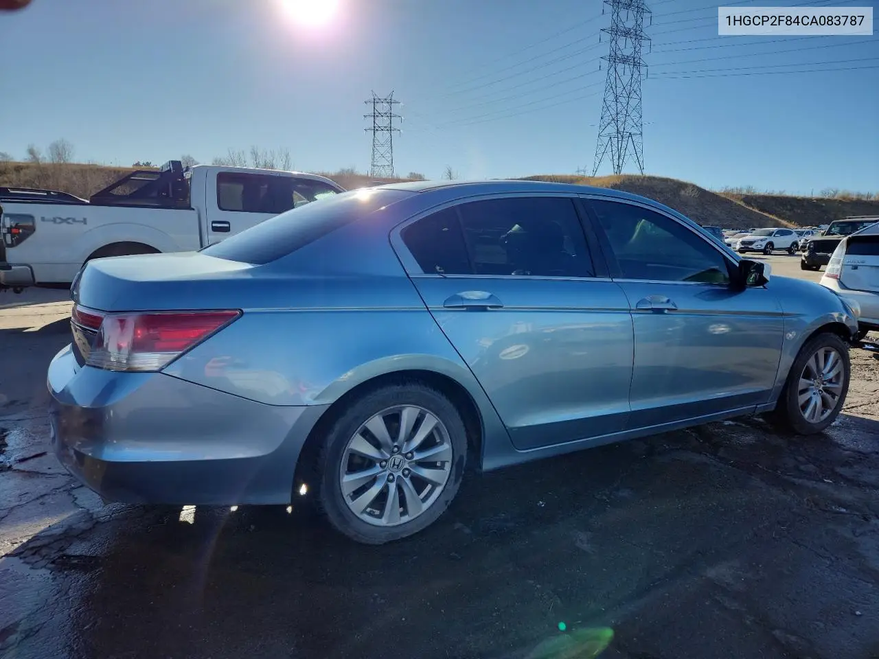 1HGCP2F84CA083787 2012 Honda Accord Exl