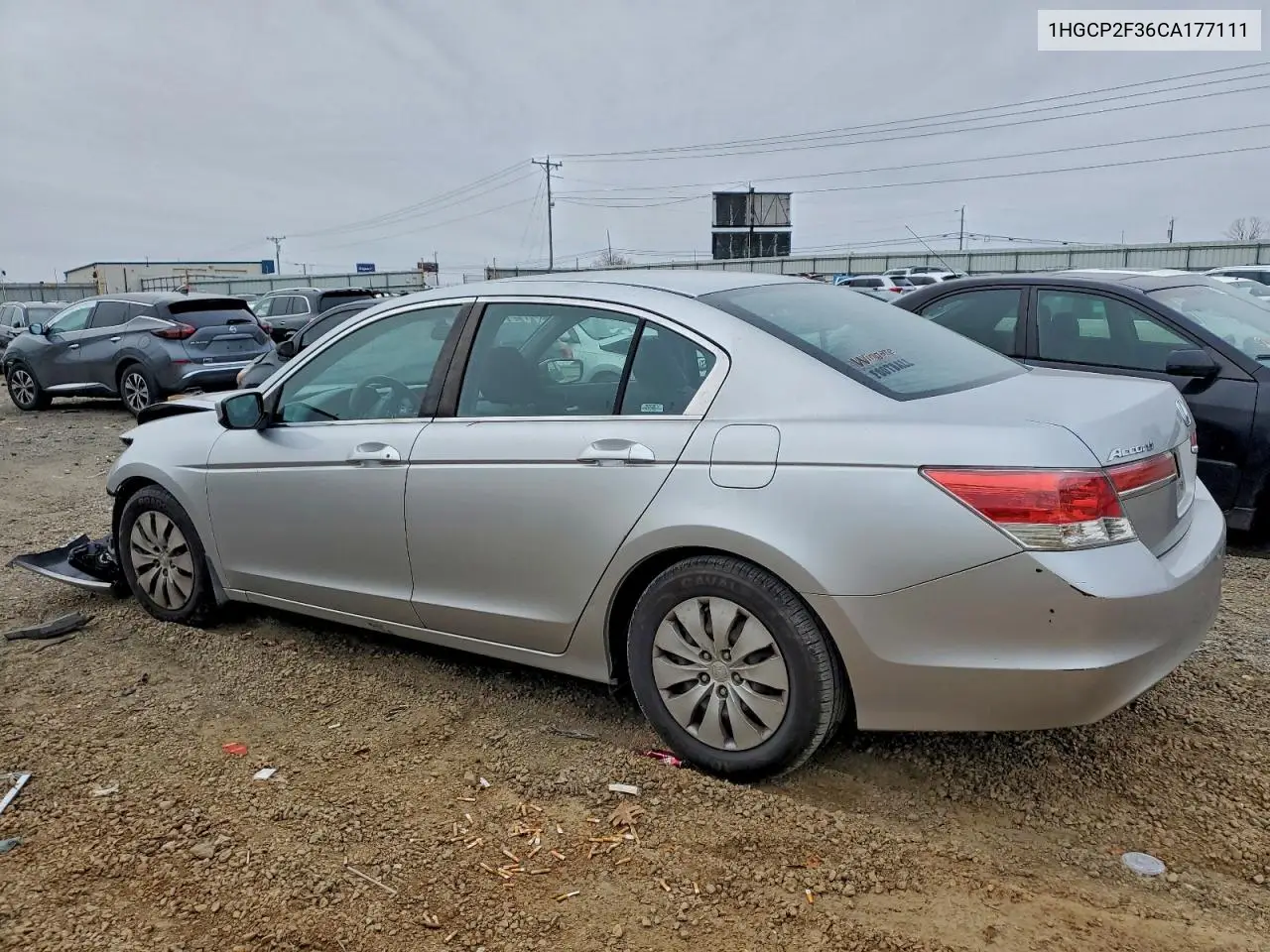 1HGCP2F36CA177111 2012 Honda Accord Lx