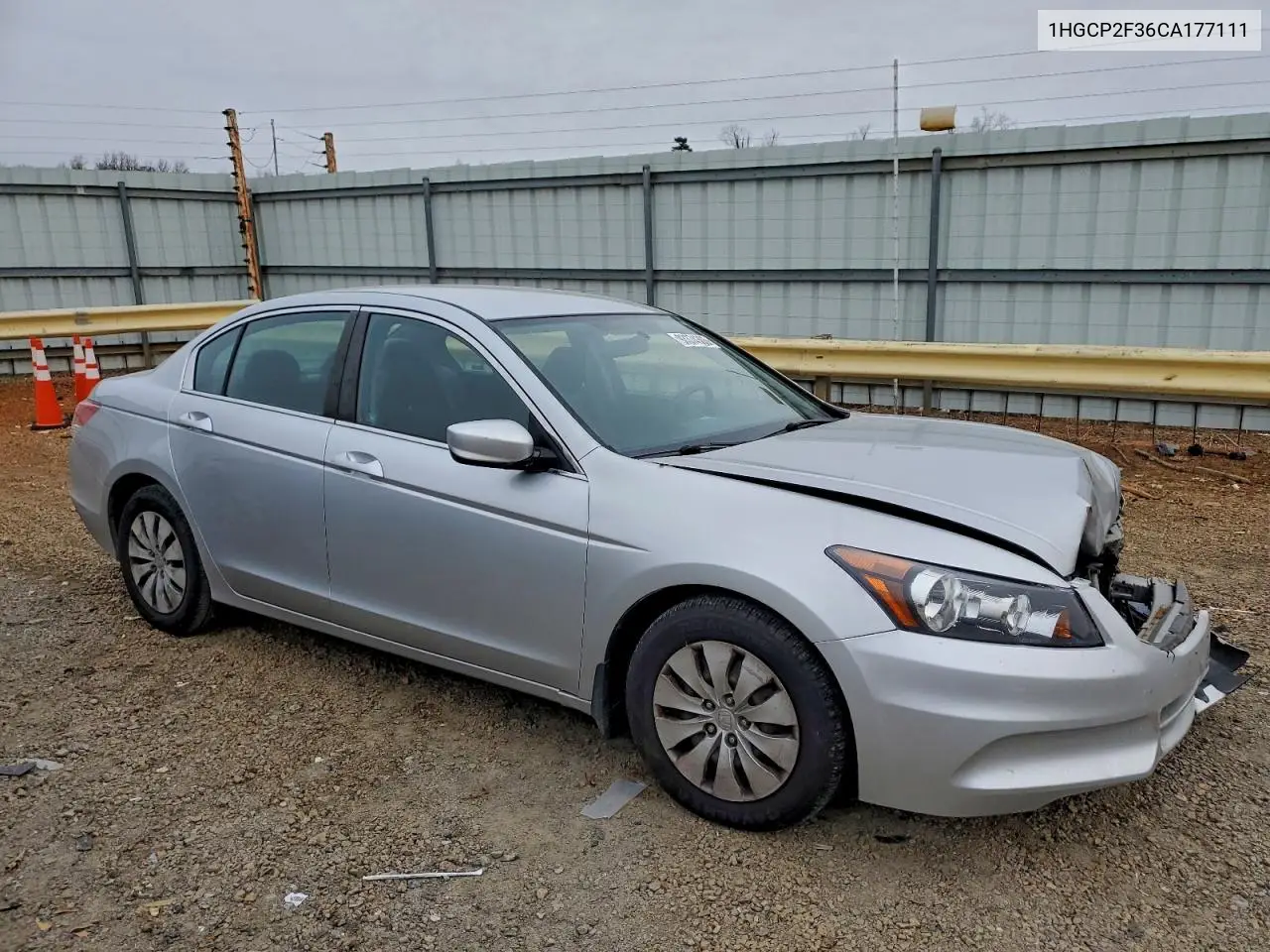 1HGCP2F36CA177111 2012 Honda Accord Lx