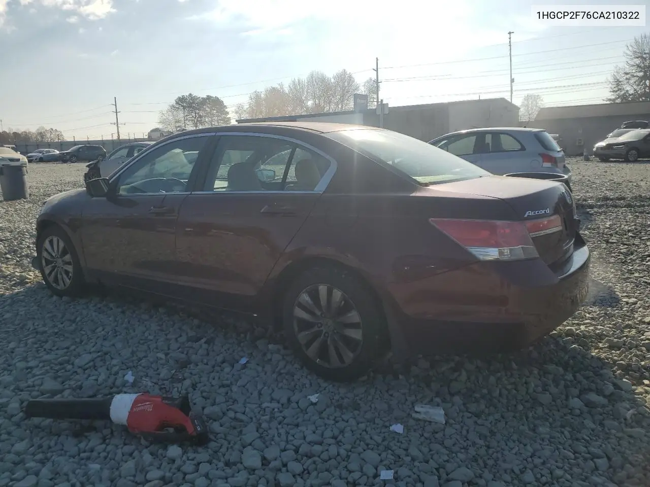 1HGCP2F76CA210322 2012 Honda Accord Ex