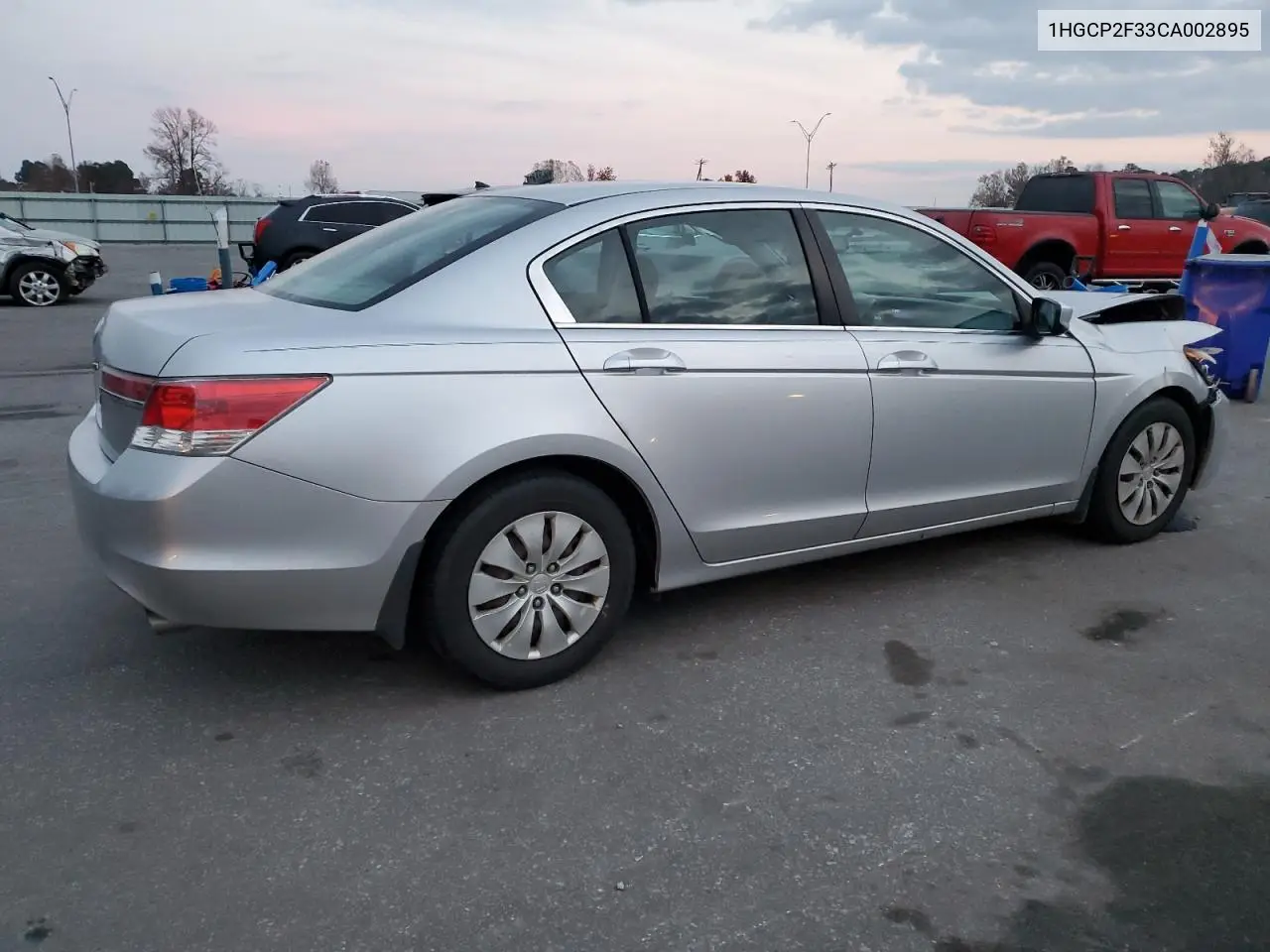 1HGCP2F33CA002895 2012 Honda Accord Lx