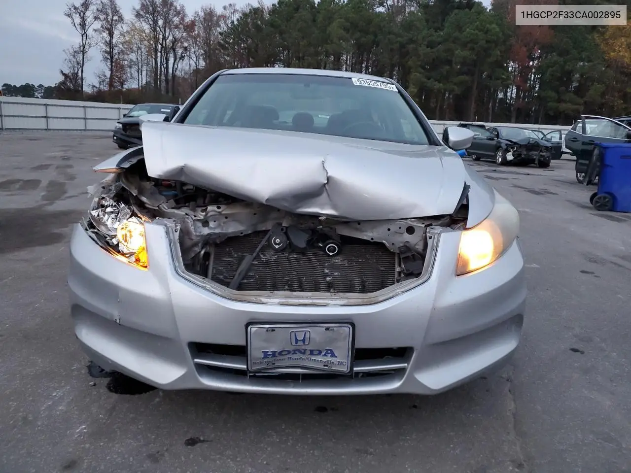 1HGCP2F33CA002895 2012 Honda Accord Lx