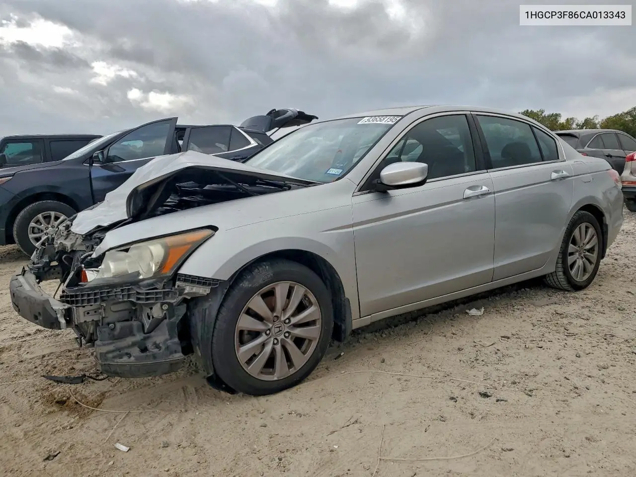 1HGCP3F86CA013343 2012 Honda Accord Exl