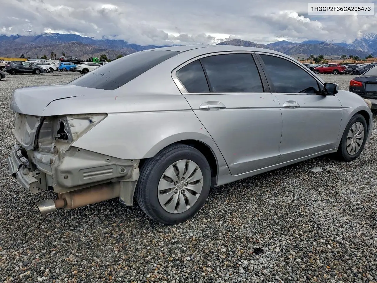 1HGCP2F36CA205473 2012 Honda Accord Lx