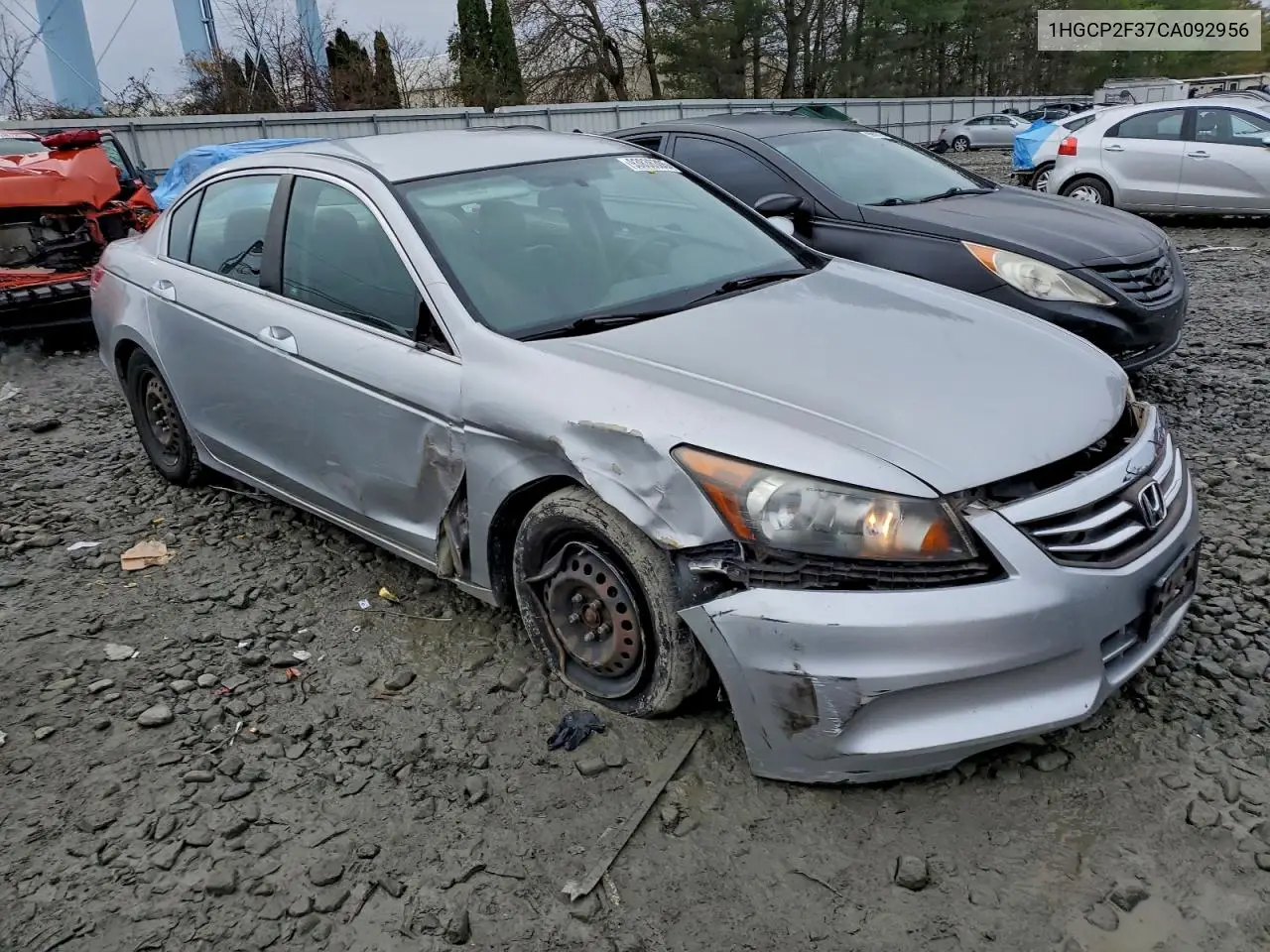 1HGCP2F37CA092956 2012 Honda Accord Lx